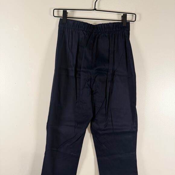 Jenni Kayne Blue High Waist Skinny Pants Cotton Tencel Casual Womens Size XS - Picture 9 of 10